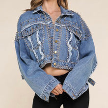 Load image into Gallery viewer, Stone Cold Denim Jacket
