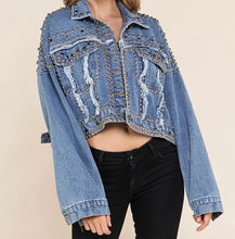 Load image into Gallery viewer, Stone Cold Denim Jacket
