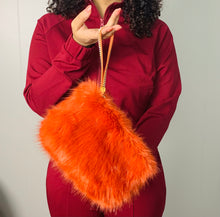 Load image into Gallery viewer, Furry Wristlet Handbag

